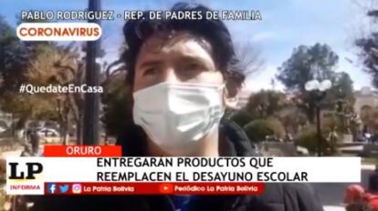 Desayuno escolar propuesto por la Federación de Estudiantes de Secundaria