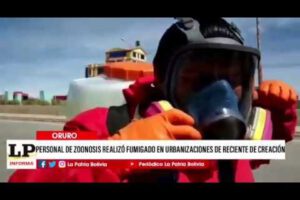 fumigación en Oruro