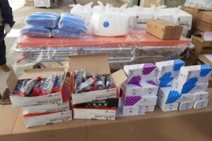 Implementos de bioseguridad entregados al Hospital General