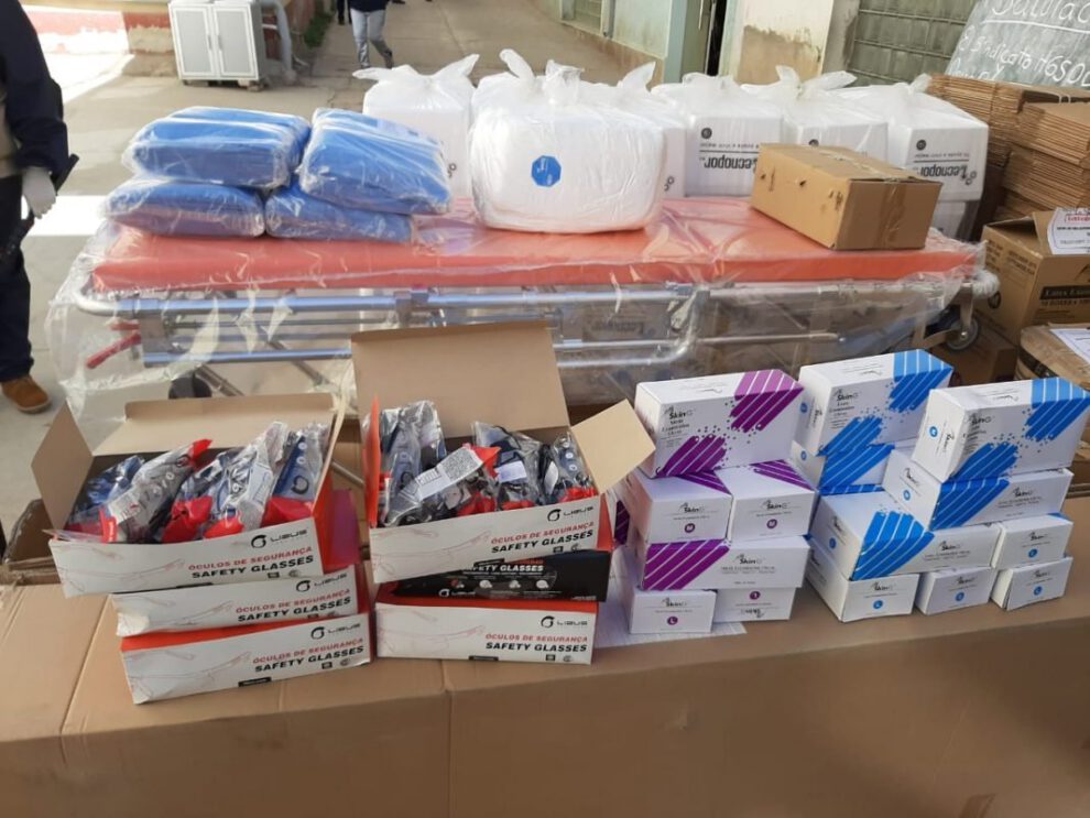 Implementos de bioseguridad entregados al Hospital General
