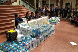 Campaña solidaria Oruro para ayudar a la Chiquitanía
