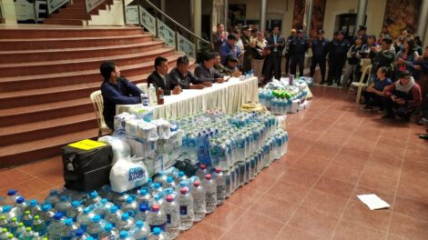 Campaña solidaria Oruro para ayudar a la Chiquitanía