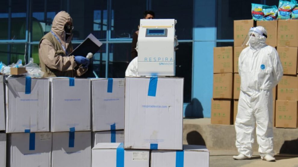 Compra de respiradores para emergencias por el Ministerio de Salud