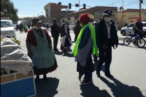Conflicto entre comerciantes en Oruro