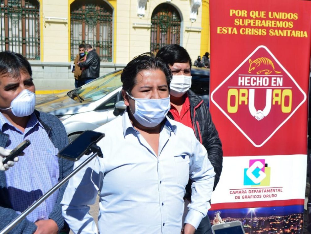 Cámara de Gráficos en Oruro lanza logotipo para incentivar la producción departamental