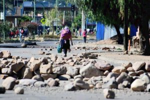 Bloqueos en Cochabamba