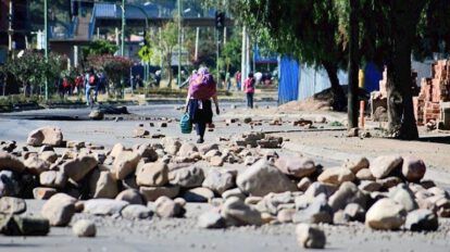 Bloqueos en Cochabamba