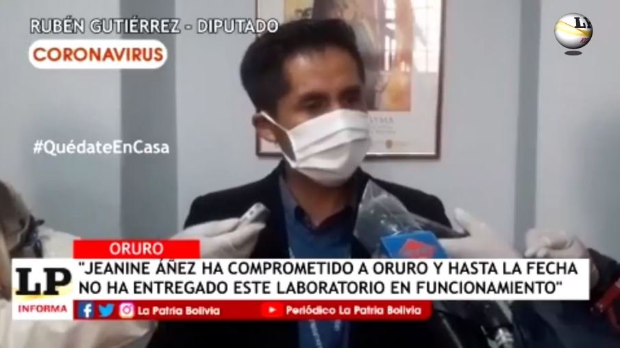 Laboratorio de detección de Covid-19 en Oruro