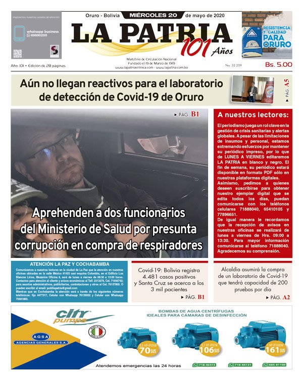 Edición PDF La Patria