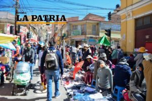 Actividades comerciales en Oruro