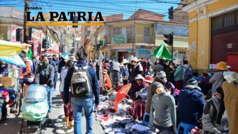 Actividades comerciales en Oruro
