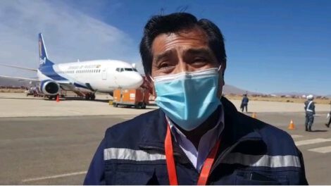 Vuelo solidario Oruro con 70 personas varadas
