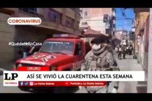 Oruro afloja la cuarentena