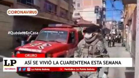 Oruro afloja la cuarentena