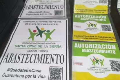 Falsificación de permisos en Santa Cruz