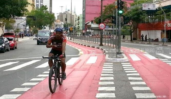 Ciclovías temporales en Oruro