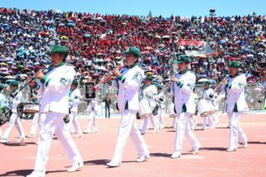 Concurso Departamental de Bandas Estudiantiles en Oruro