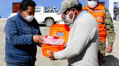 Zenón Pizarro donaciones Oruro
