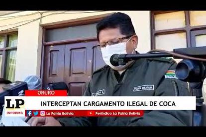 Secuestran sacos de coca transportados por rutas de herradura