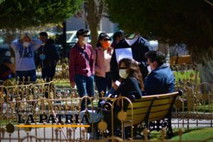 sanciones por no usar barbijo en Oruro
