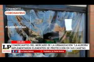 Bioseguridad en el mercado de la Urbanización Aurora
