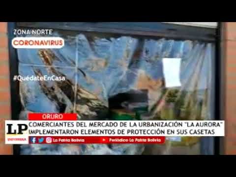 Bioseguridad en el mercado de la Urbanización Aurora