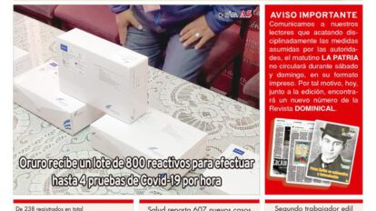Edición PDF La Patria del 5 de junio de 2020