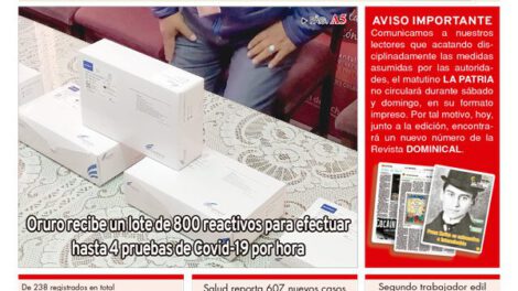 Edición PDF La Patria del 5 de junio de 2020