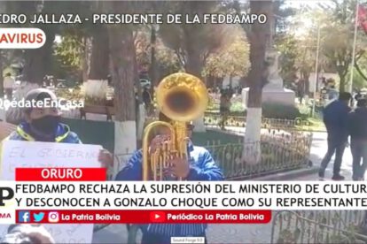 Supresión del Ministerio de Culturas en Bolivia
