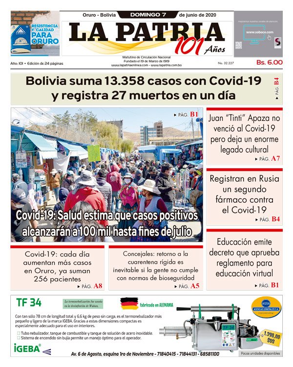 Edición PDF La Patria