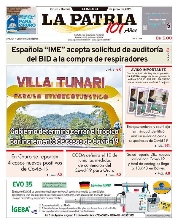Edición PDF La Patria