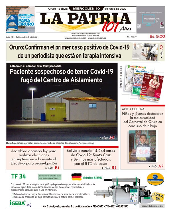 Edición PDF La Patria