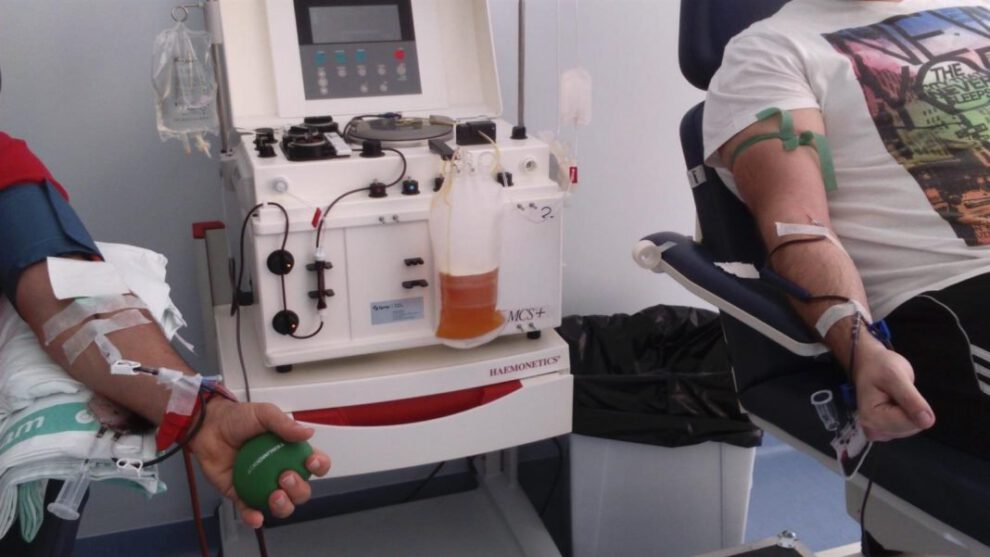 Donación de plasma hiperinmune