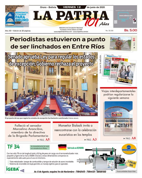 Edición PDF La Patria