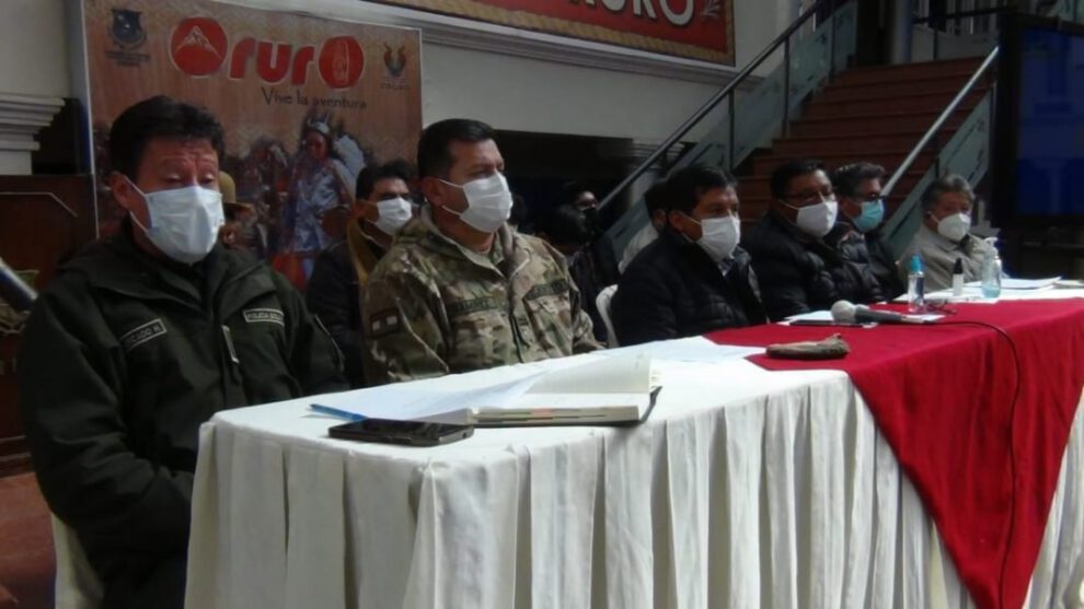 Cuarentena pactada en Oruro para contrarrestar la pandemia
