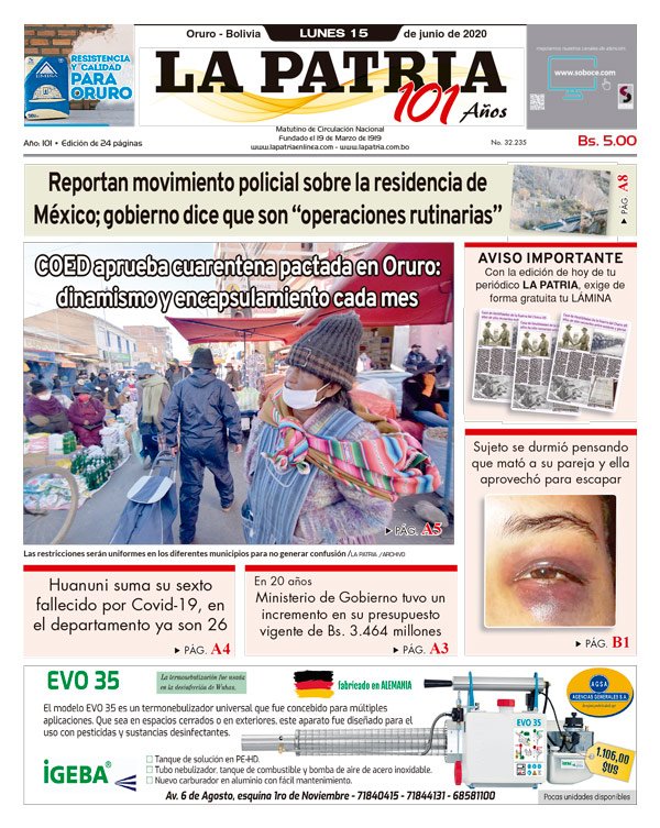 Edición PDF La Patria