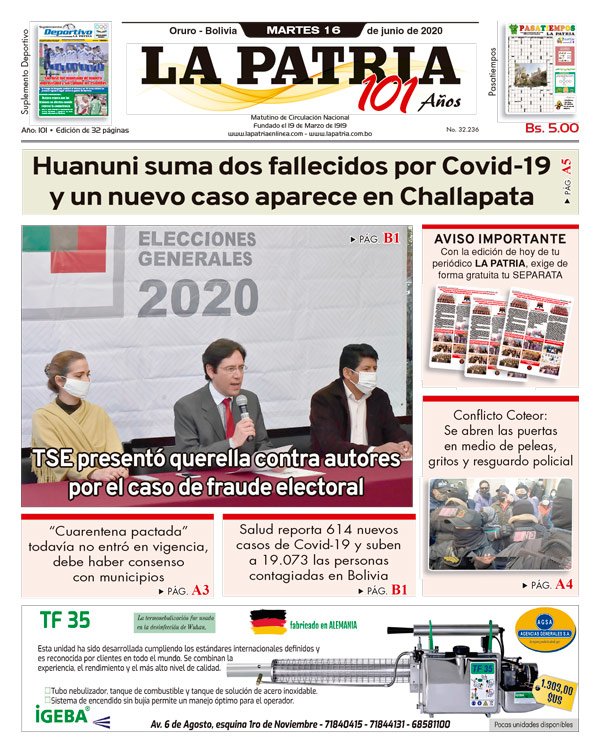 Edición PDF La Patria