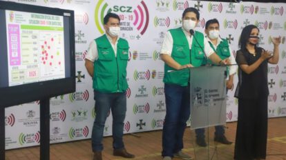 Covid-19 Santa Cruz registra 625 nuevos casos en un solo día