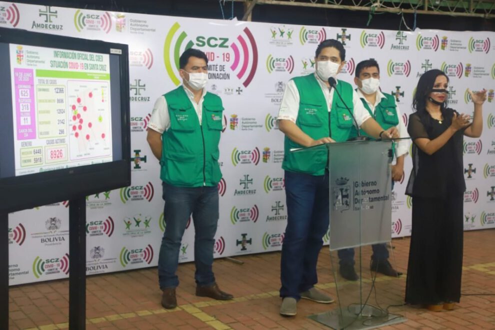 Covid-19 Santa Cruz registra 625 nuevos casos en un solo día