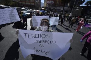 Derecho al trabajo en protesta de trabajadoras sexuales