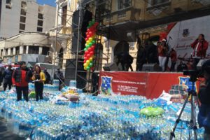 Día del Peatón en Oruro