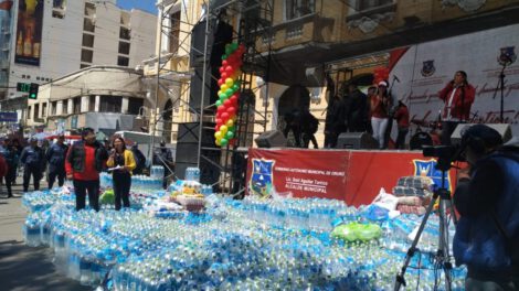 Día del Peatón en Oruro