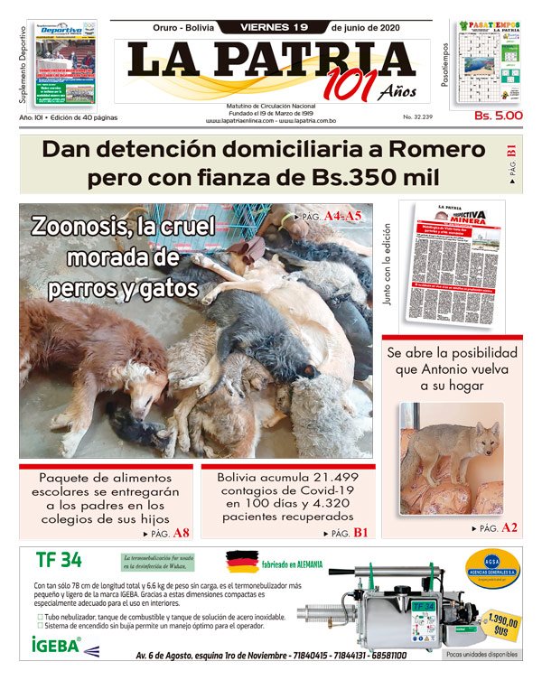 Edición PDF La Patria