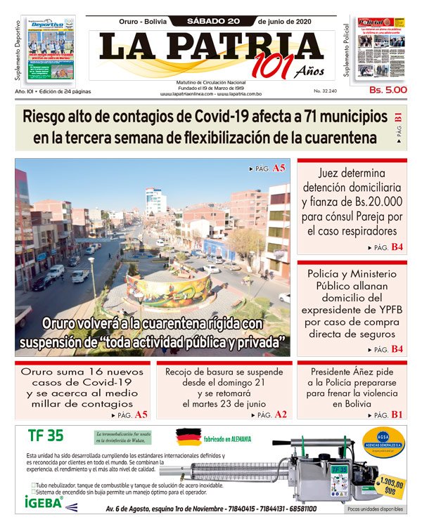 Edición PDF La Patria