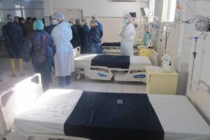 Unidad de Terapia Intensiva del Hospital Presidente Germán Busch - Covid-19 en Bolivia