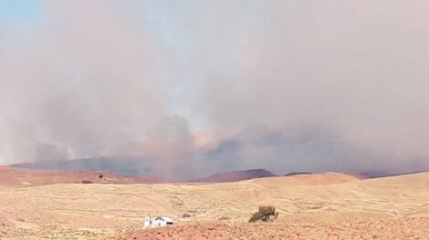 Fuego controlado en Chuquichambi
