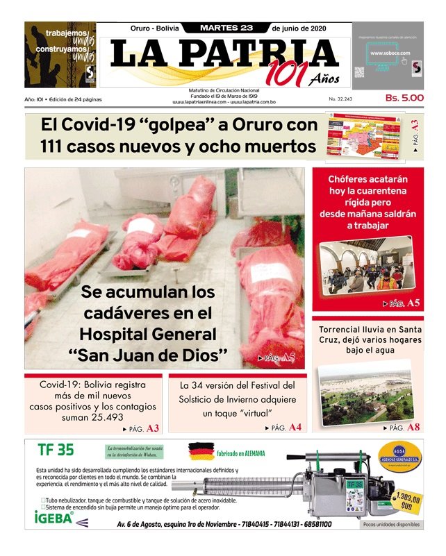 Edición PDF La Patria