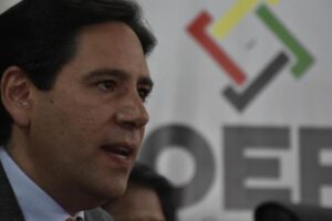 Proceso de votación similar a un trámite bancario