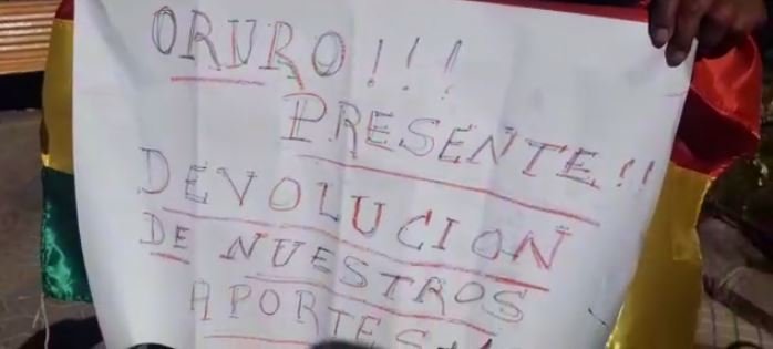 Devolución de aportes AFP en Oruro por la pandemia del Covid-19