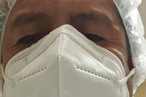 Rafael Quispe Covid-19 internado en la Caja Petrolera de Salud